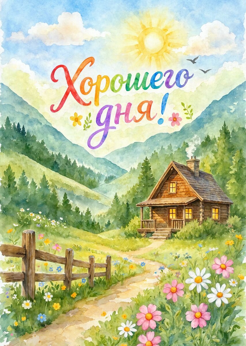 Открытка "Хорошего дня" #43