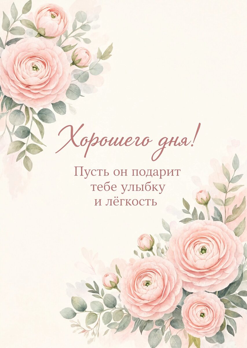 Открытка "Хорошего дня" #55