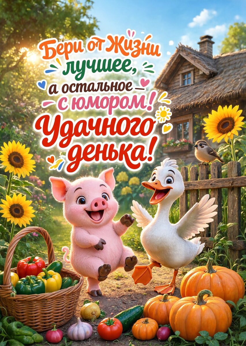 Открытка "Хорошего дня" #7
