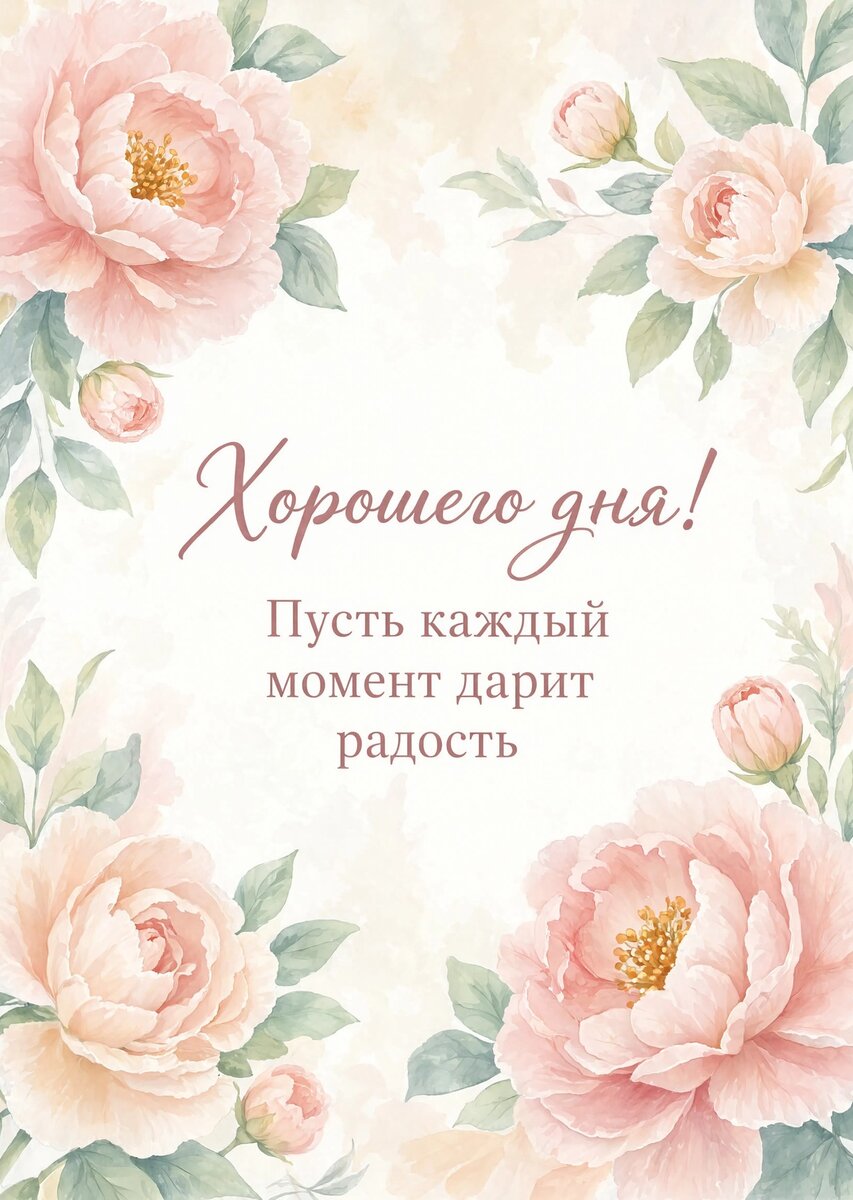 Открытка "Хорошего дня" #94