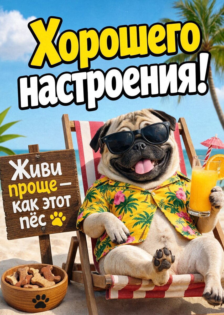 Открытка "Хорошего настроения" #28