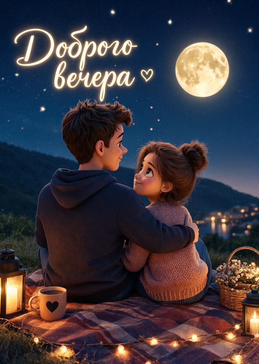 Открытка Хорошего Вечера #136