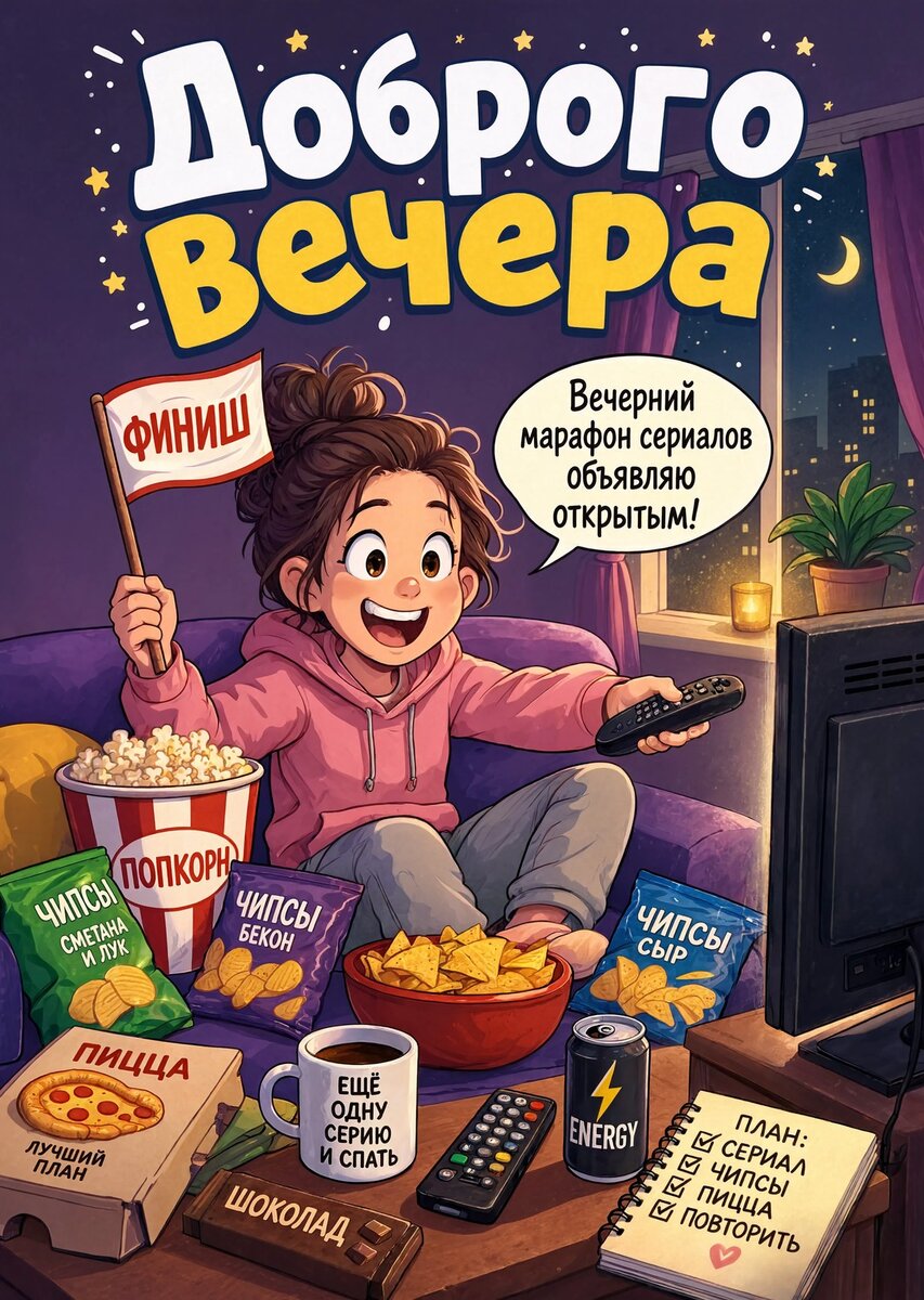 Открытка Хорошего вечера #140