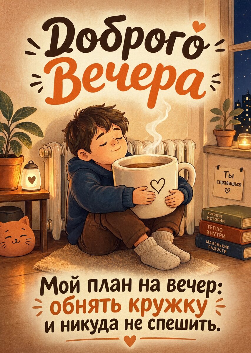 Открытка Хорошего вечера #143