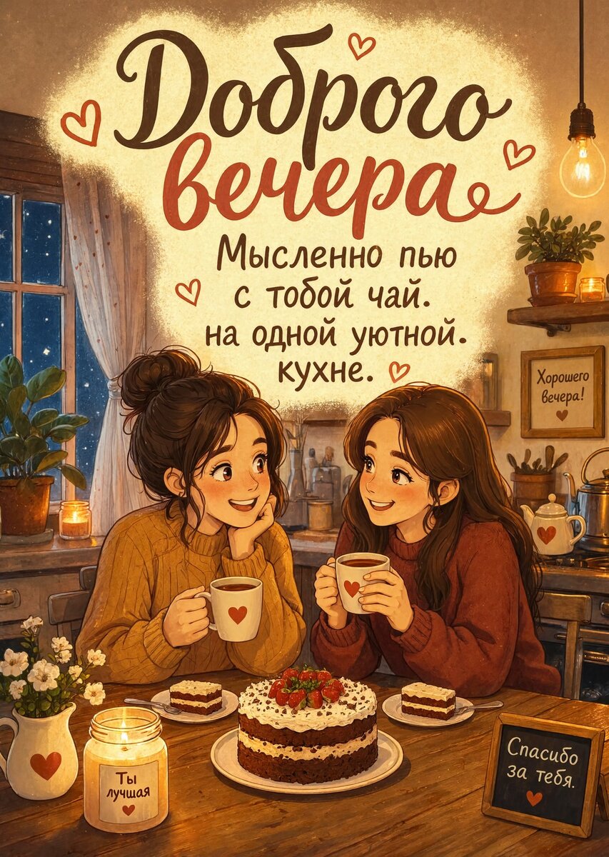 Открытка Хорошего вечера #194