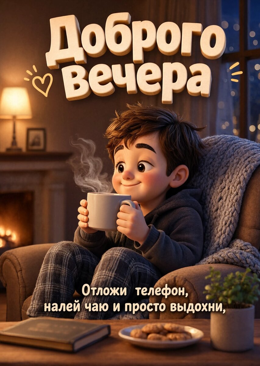 Открытка Хорошего вечера #196