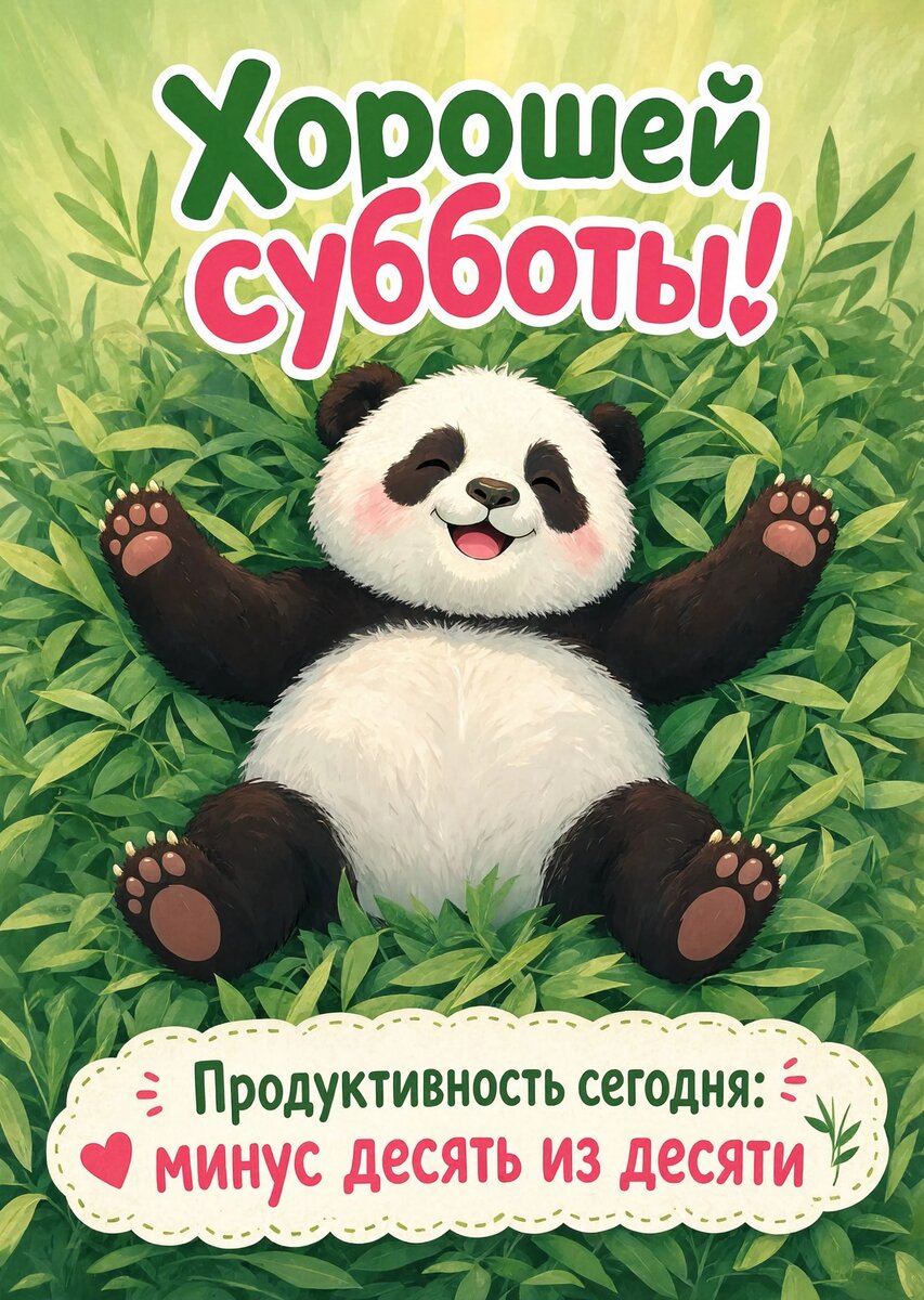 Открытка хорошей Субботы #18