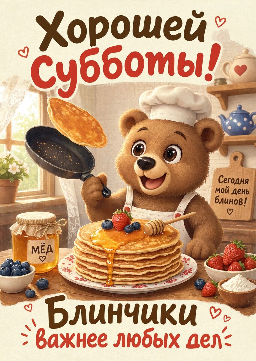Открытка хорошей Субботы #33