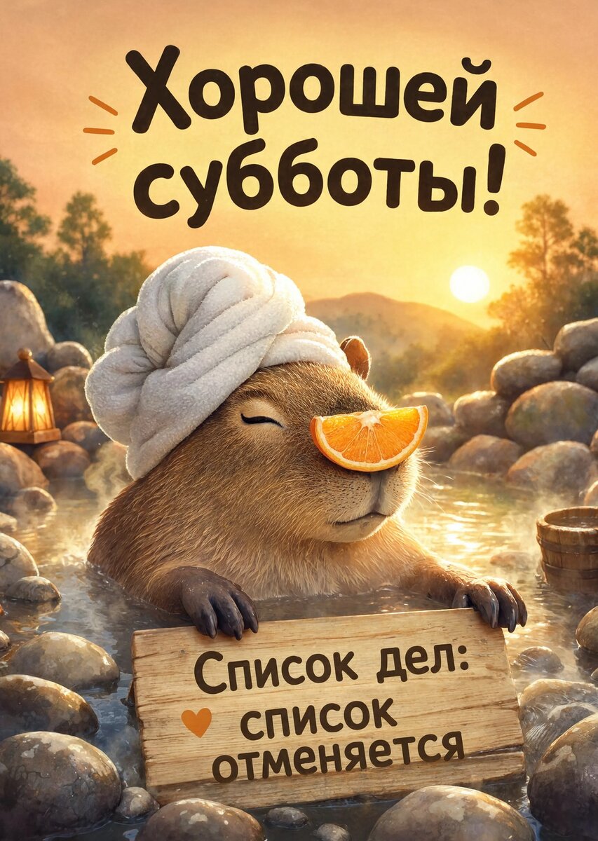 Открытка хорошей Субботы #34