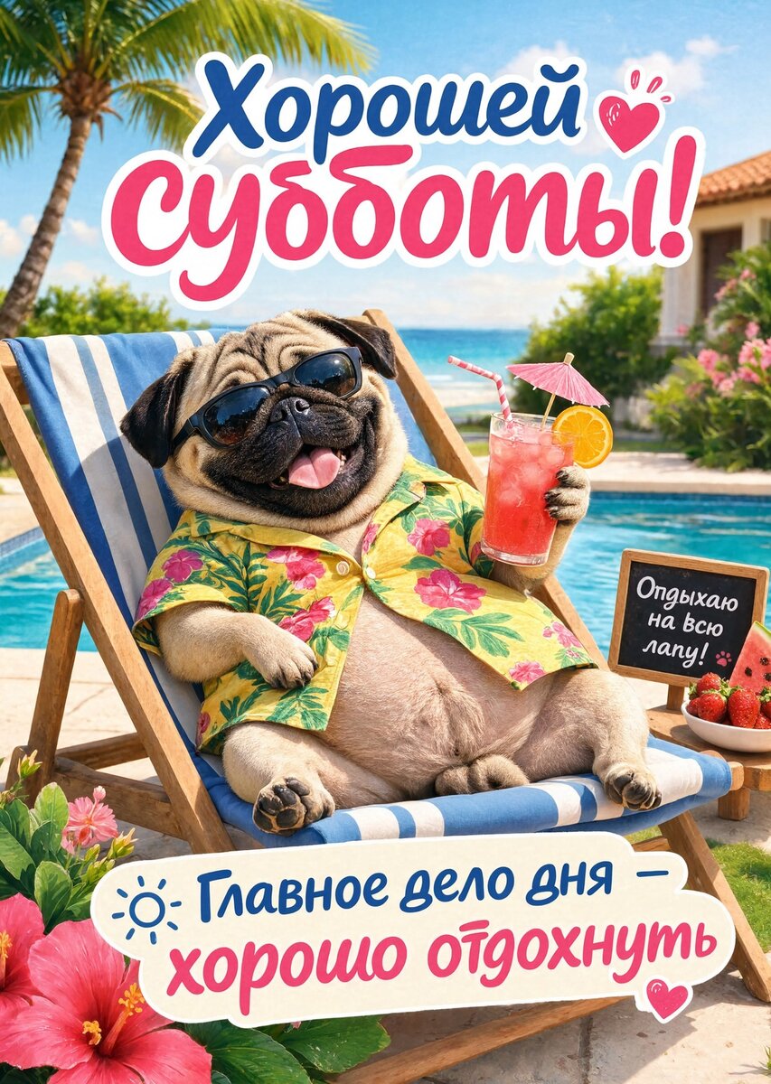Открытка хорошей Субботы #41