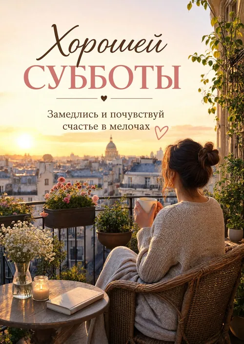 Открытка хорошей Субботы #48