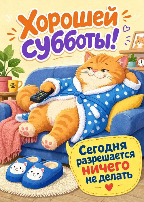 Открытка хорошей Субботы #60