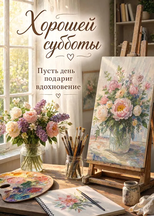 Открытка хорошей Субботы #77