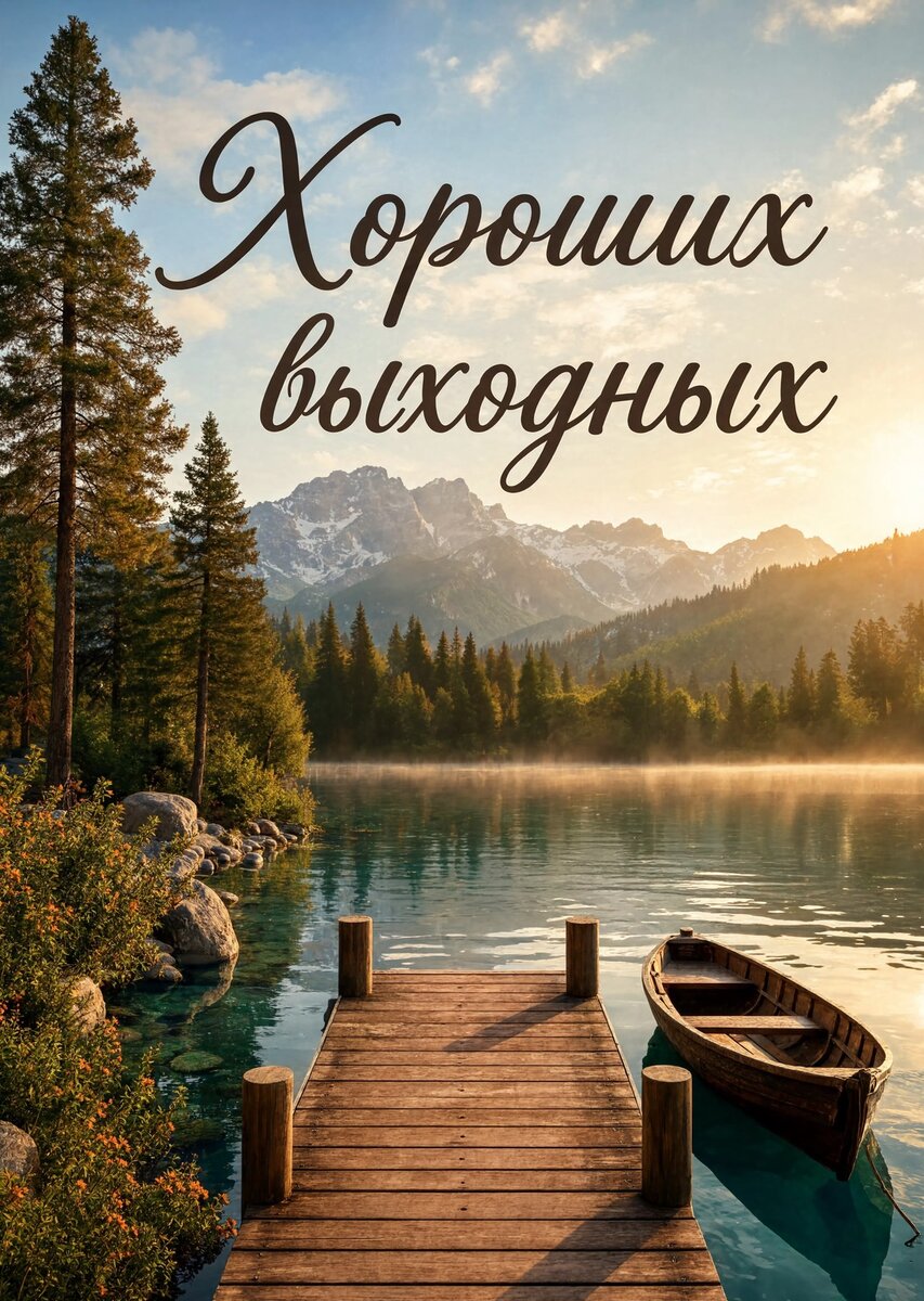 Открытка Хороших выходных #105