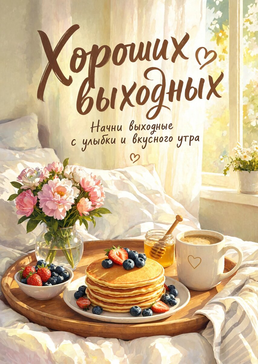 Открытка Хороших выходных #107