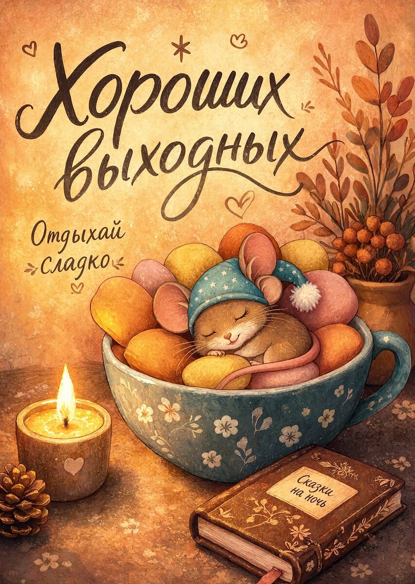 Открытка Хороших выходных #18