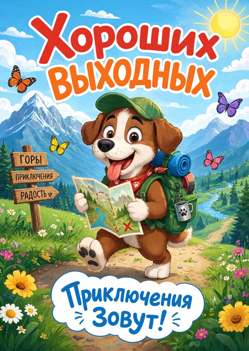 Открытка Хороших выходных #28