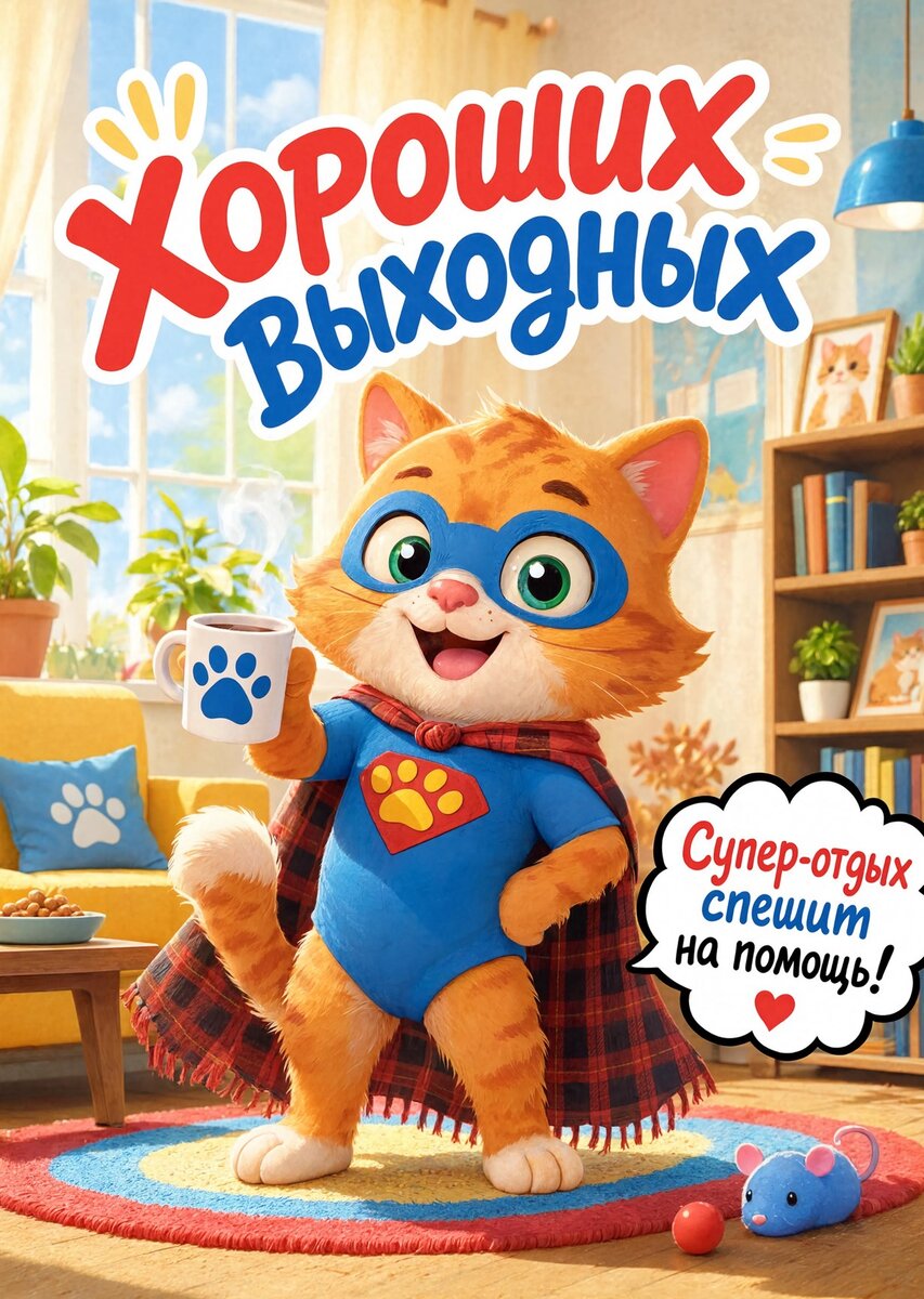 Открытка Хороших выходных #30