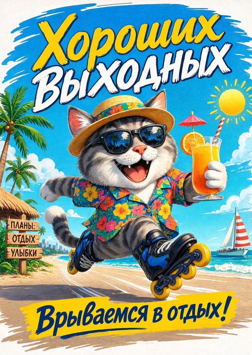 Открытка Хороших выходных #31
