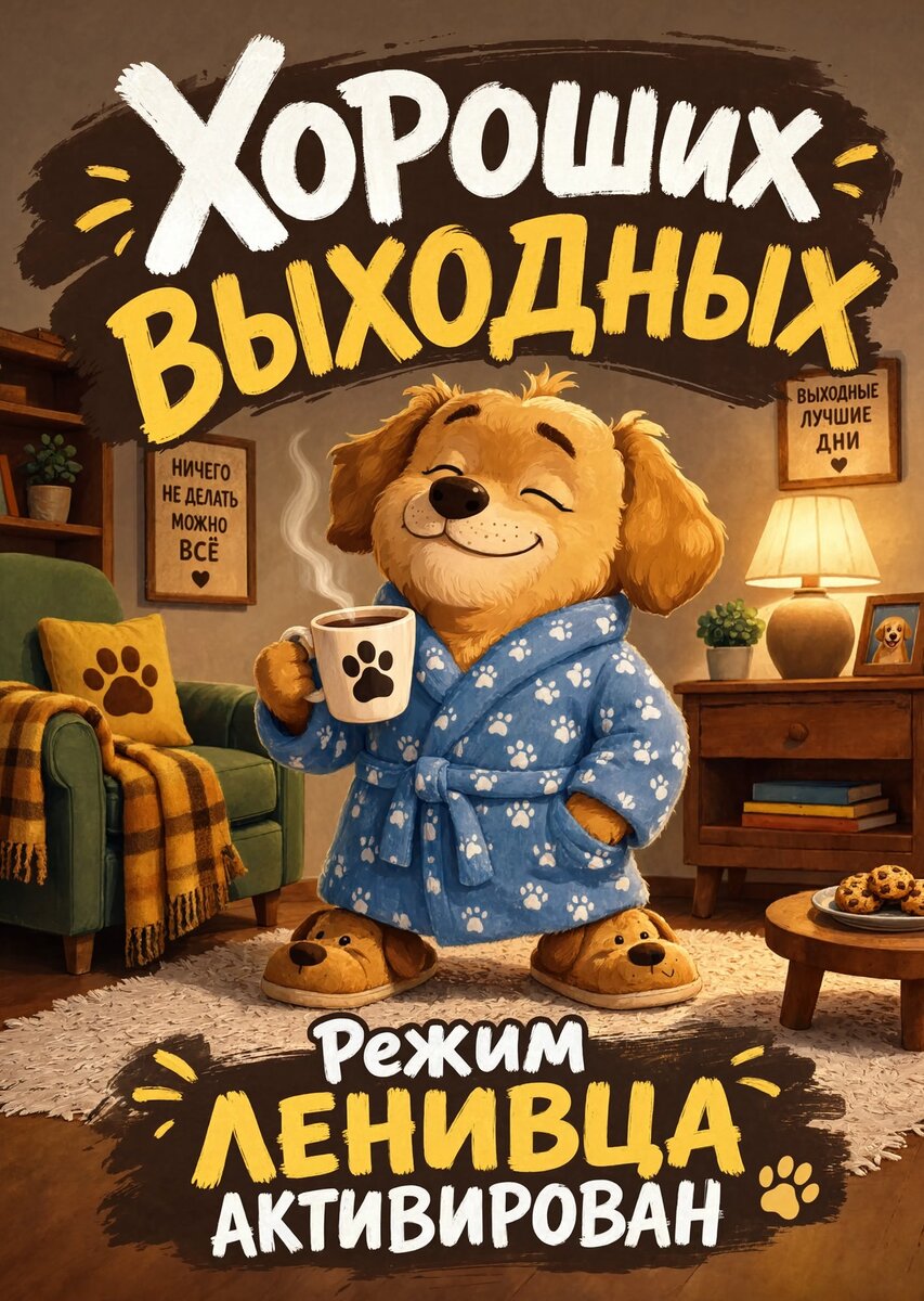 Открытка Хороших выходных #35