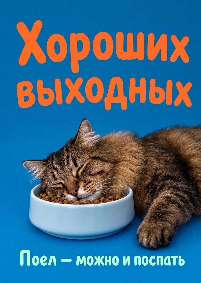Открытка Хороших выходных #37