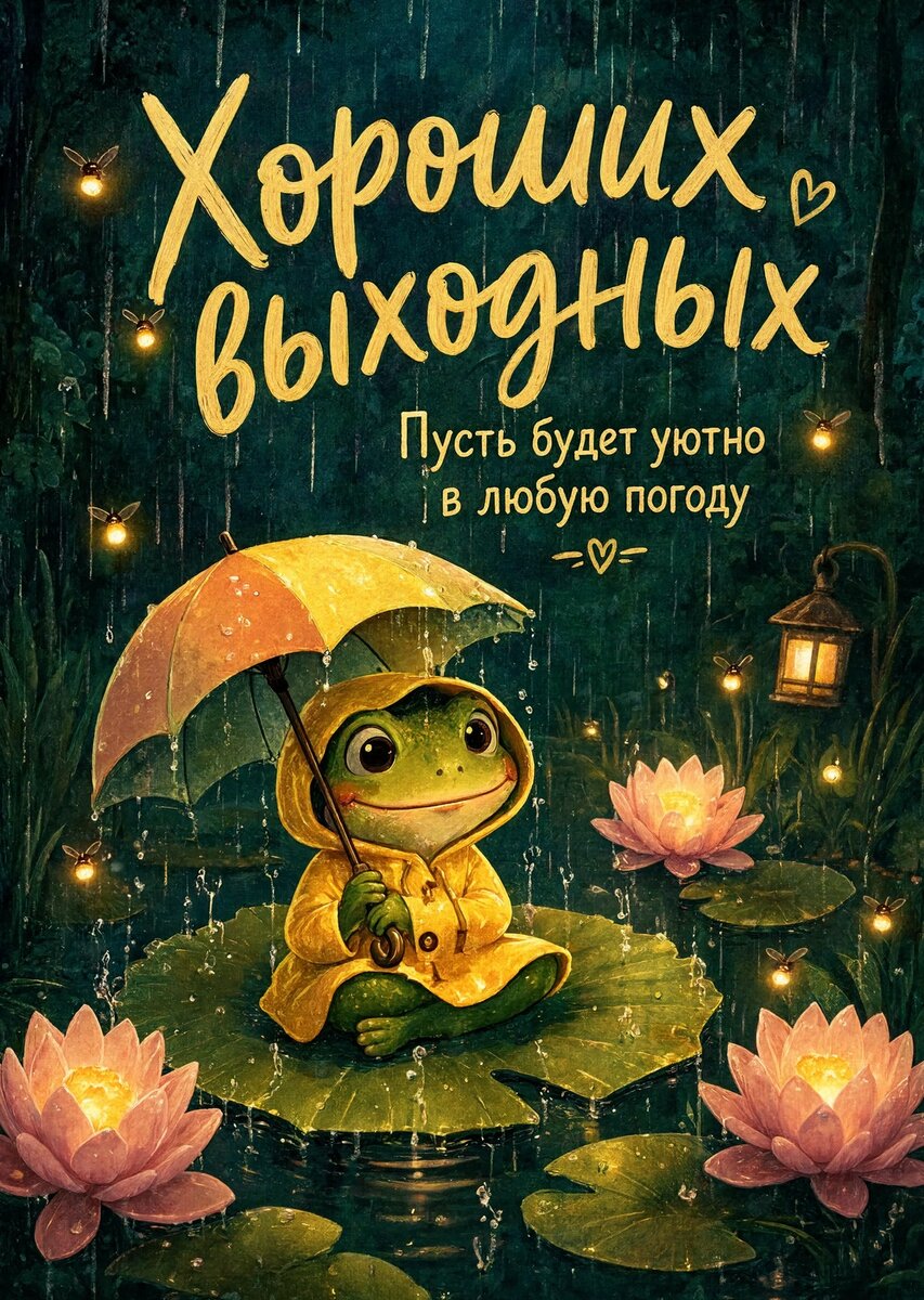 Открытка Хороших выходных #44