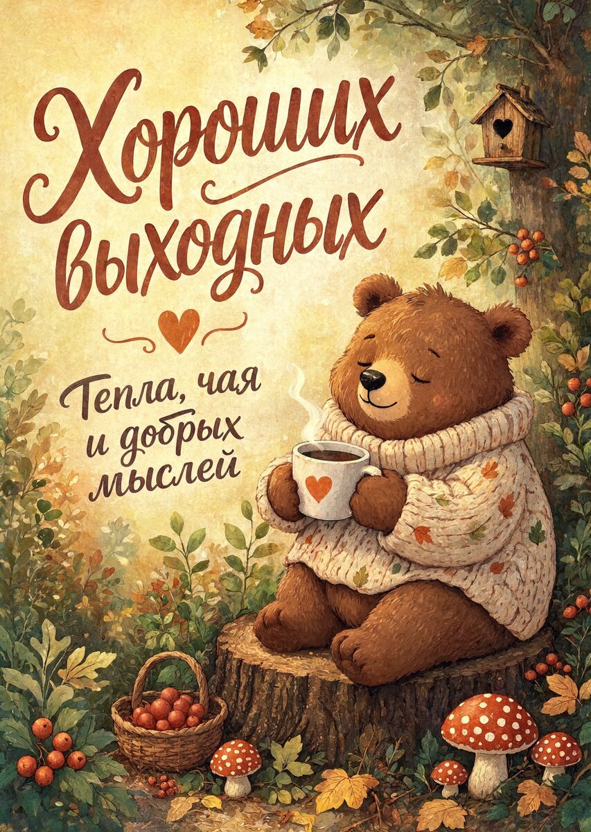 Открытка Хороших выходных #45