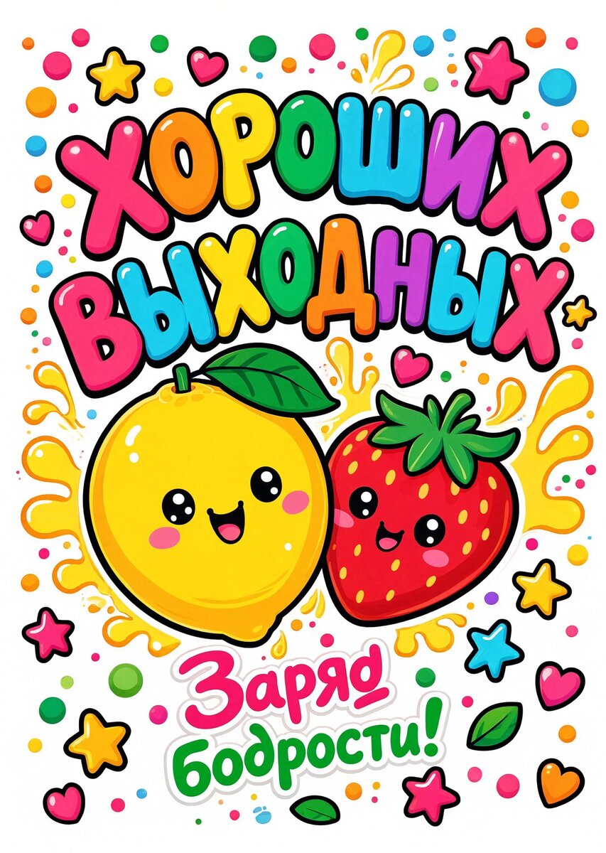 Открытка Хороших выходных #49