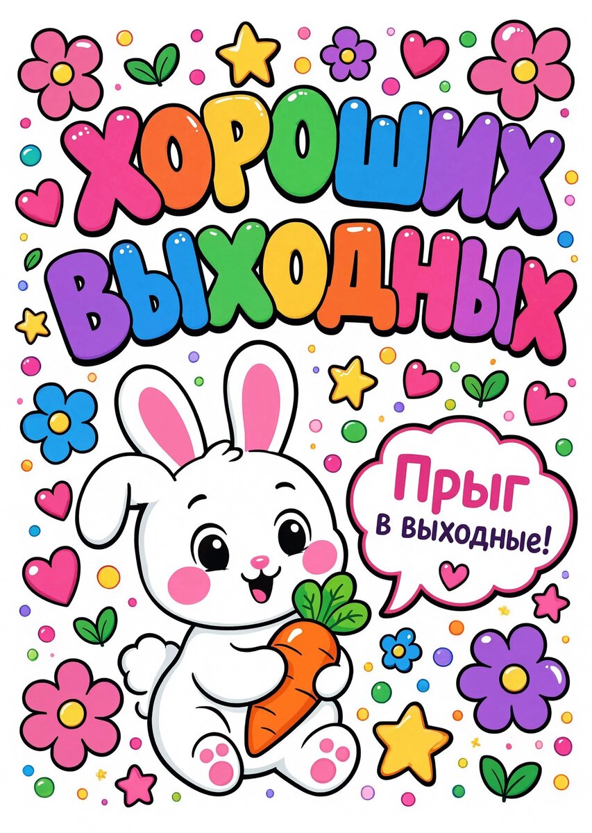 Открытка Хороших выходных #50