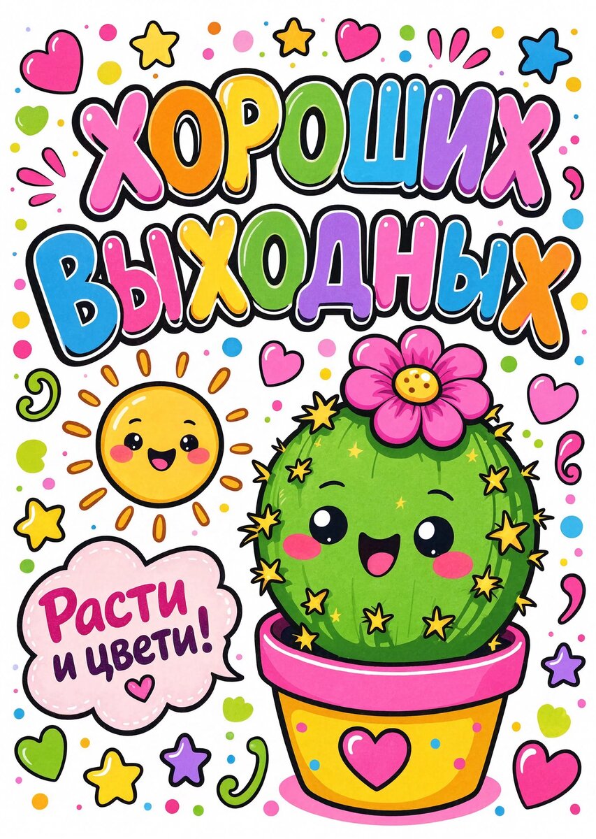 Открытка Хороших выходных #51