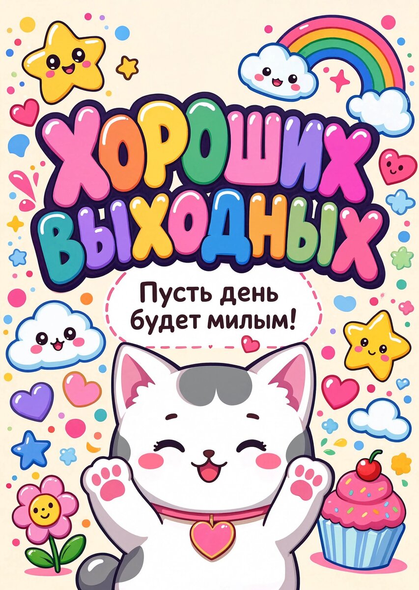 Открытка Хороших выходных #53