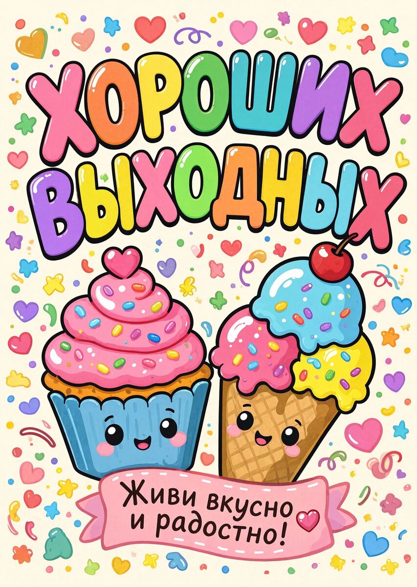 Открытка Хороших выходных #54