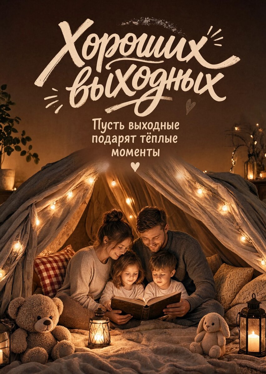 Открытка Хороших выходных #55