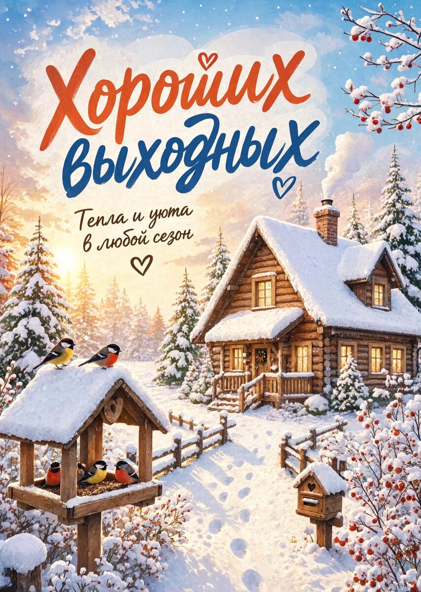 Открытка Хороших выходных #56