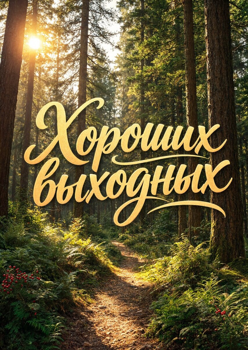 Открытка Хороших выходных #58