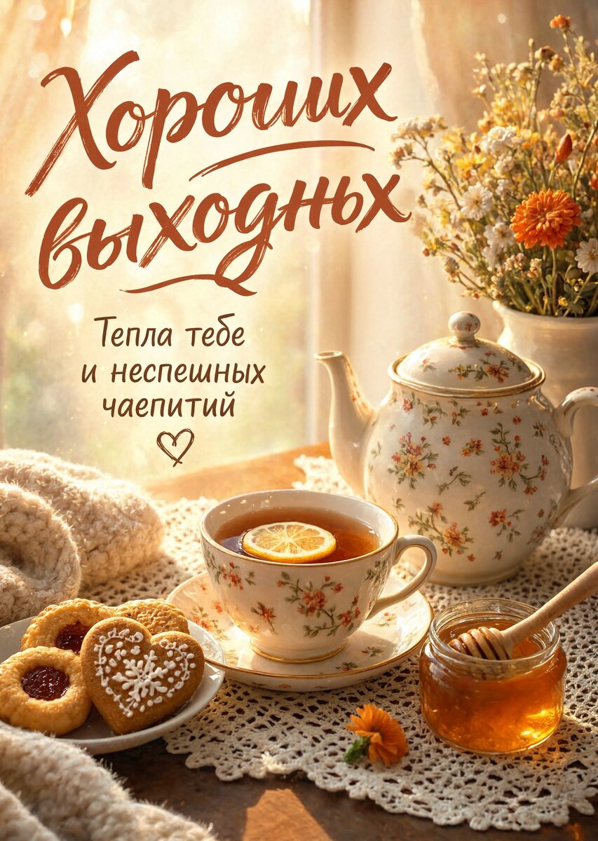 Открытка Хороших выходных #61