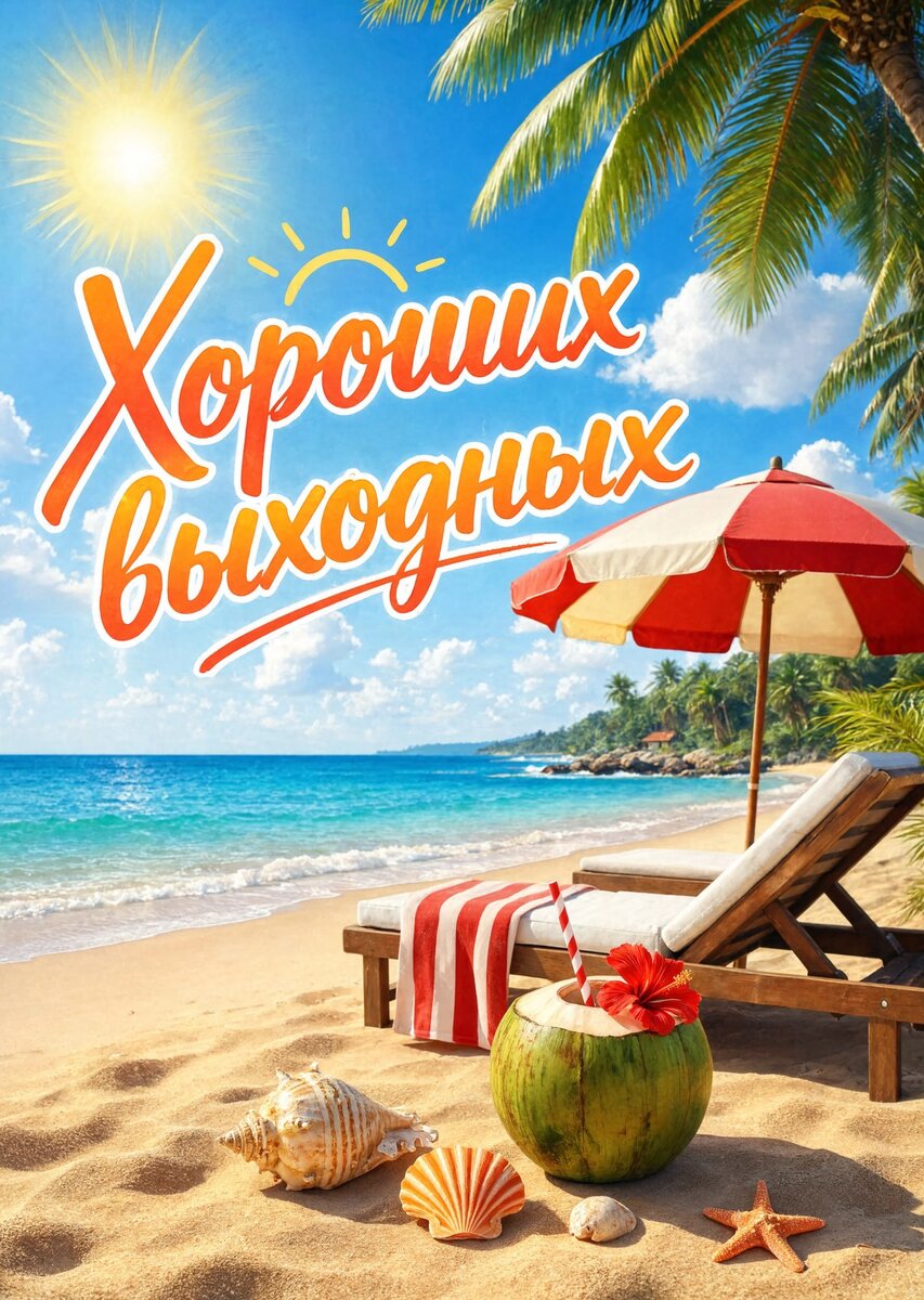 Открытка Хороших выходных #62