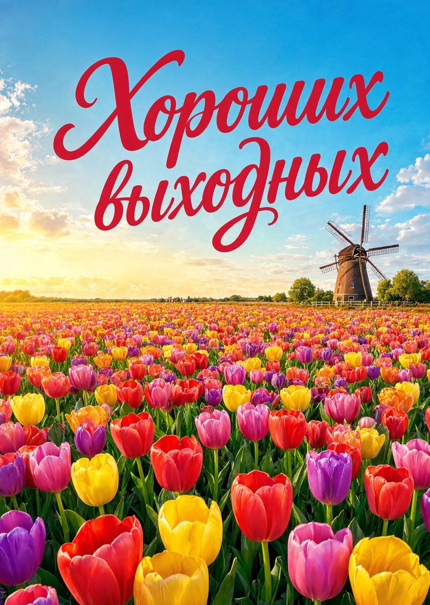 Открытка Хороших выходных #63