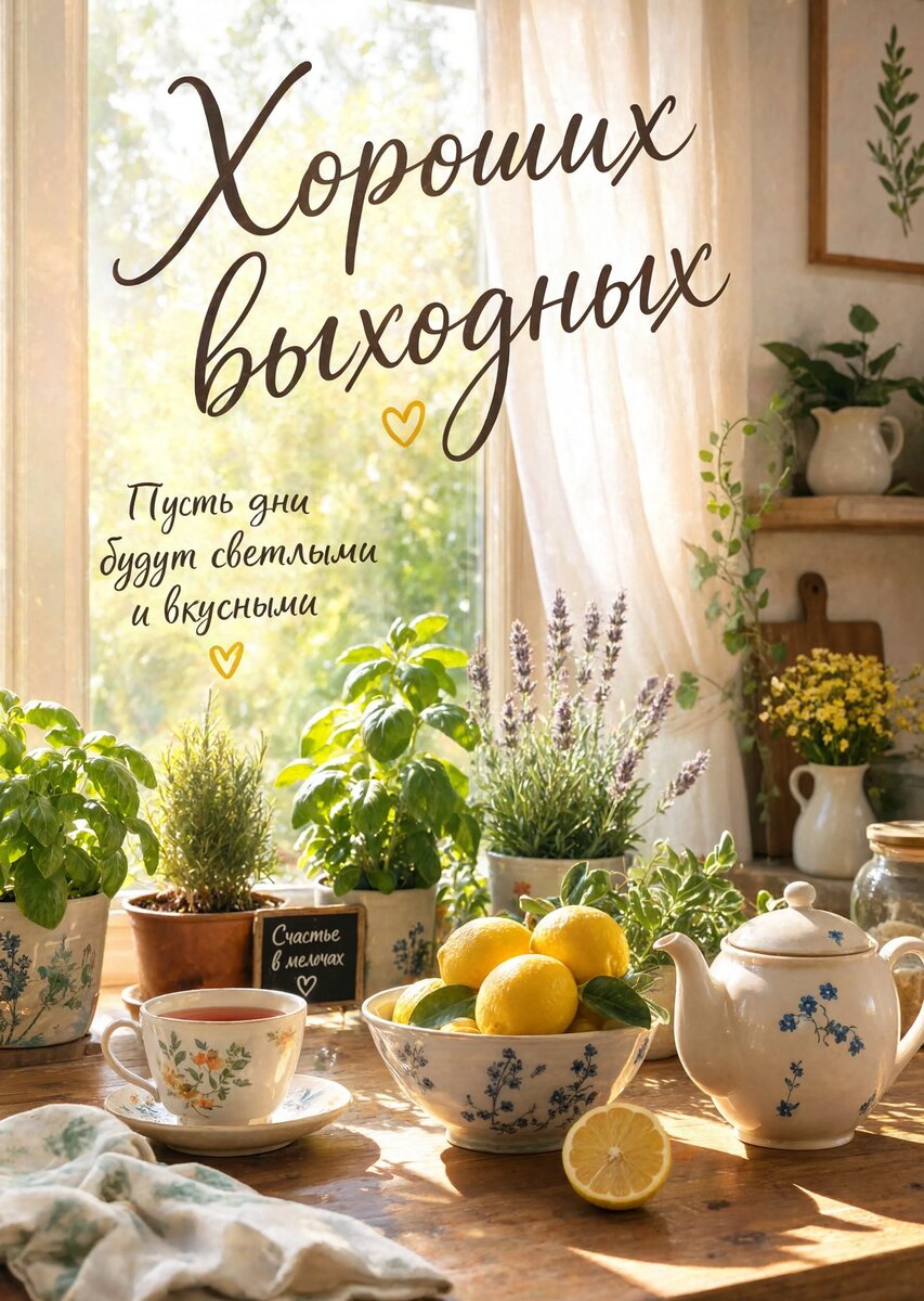 Открытка Хороших выходных #65