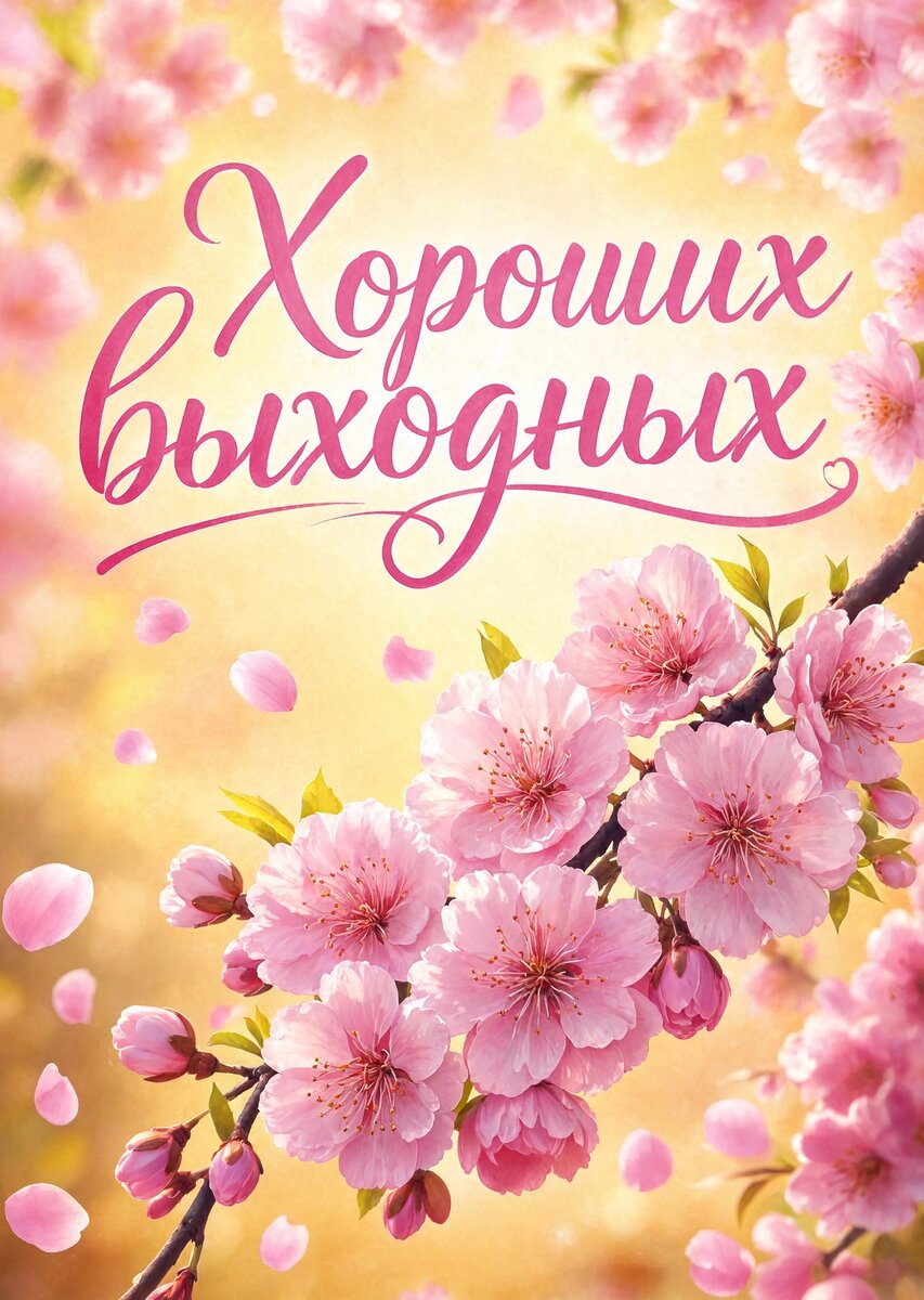 Открытка Хороших выходных #67