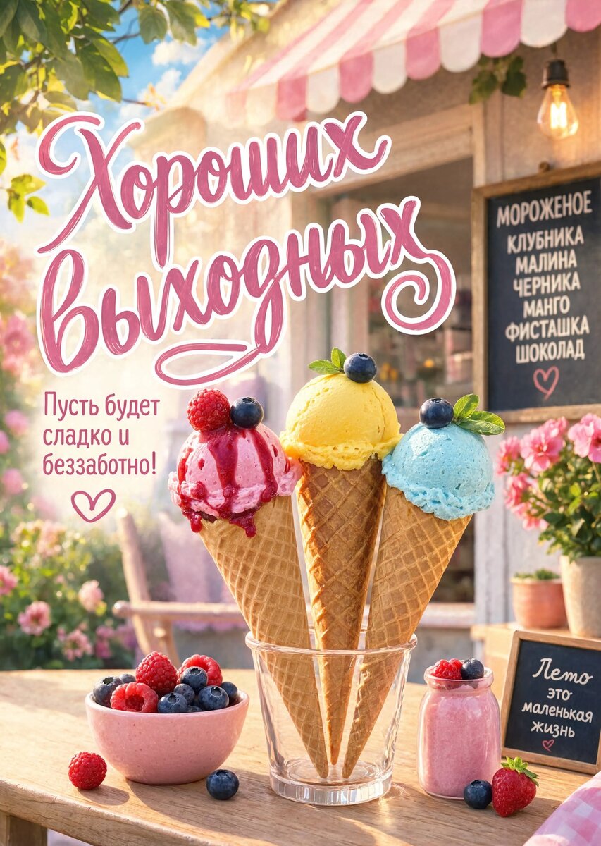 Открытка Хороших выходных #68