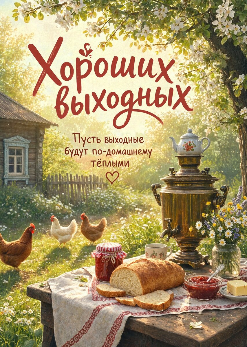Открытка Хороших выходных #73
