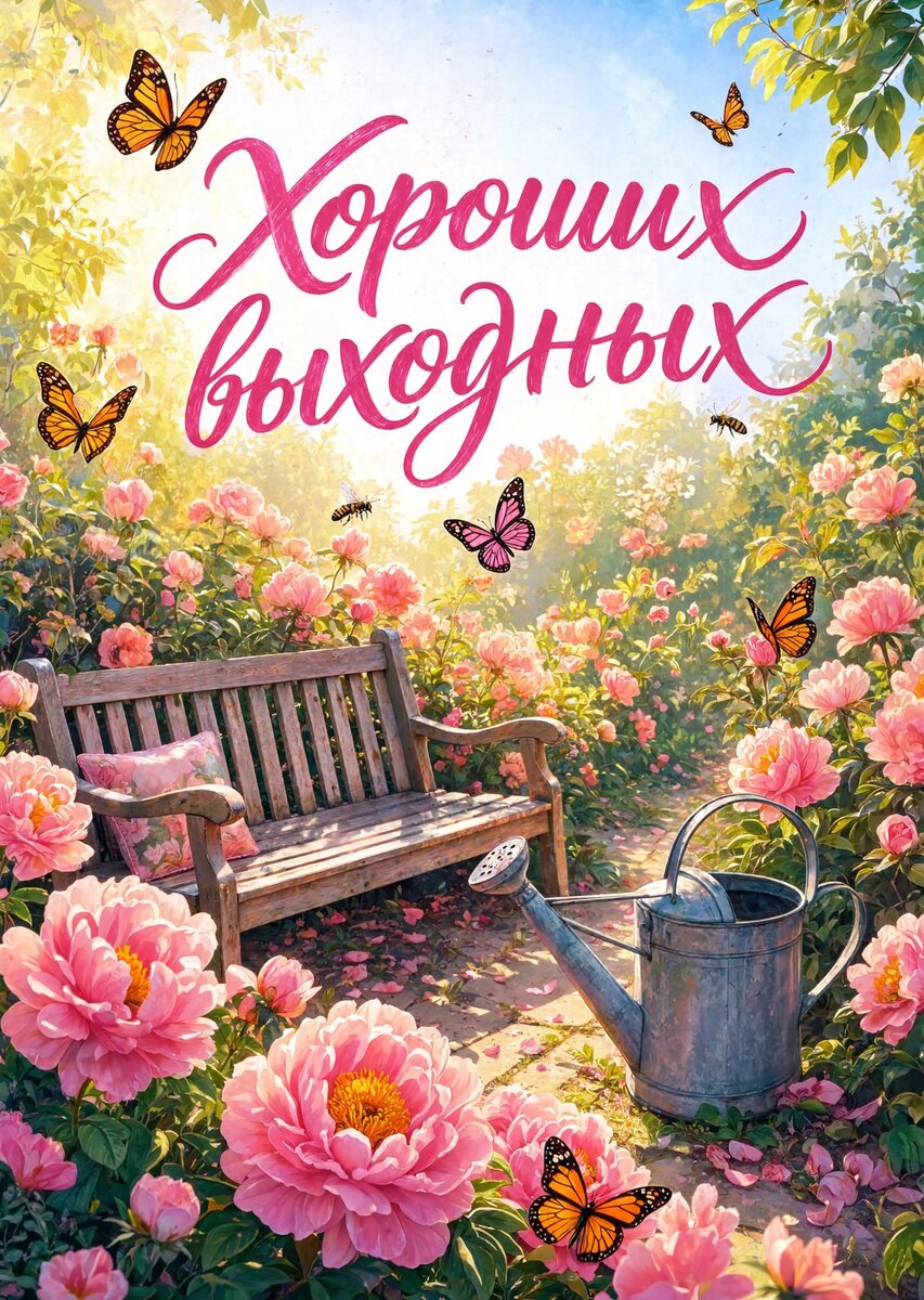 Открытка Хороших выходных #77