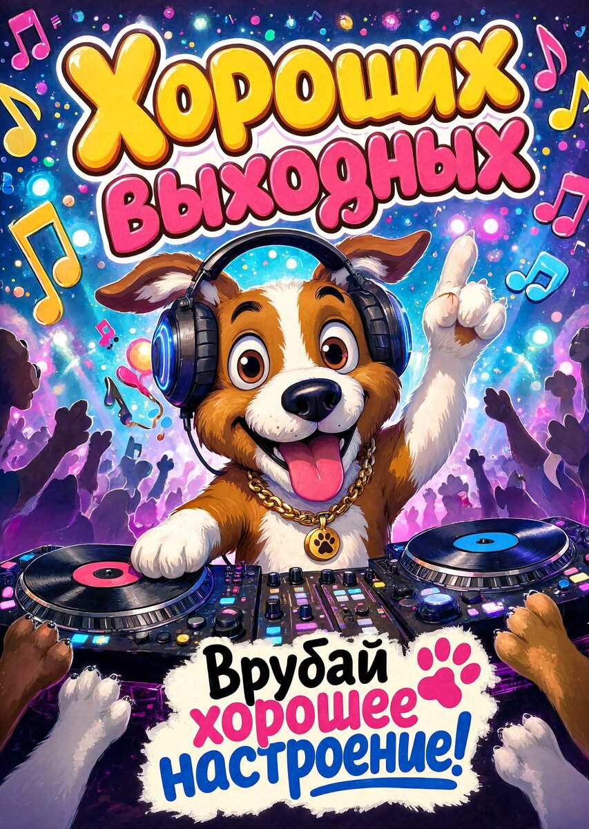 Открытка Хороших выходных #86