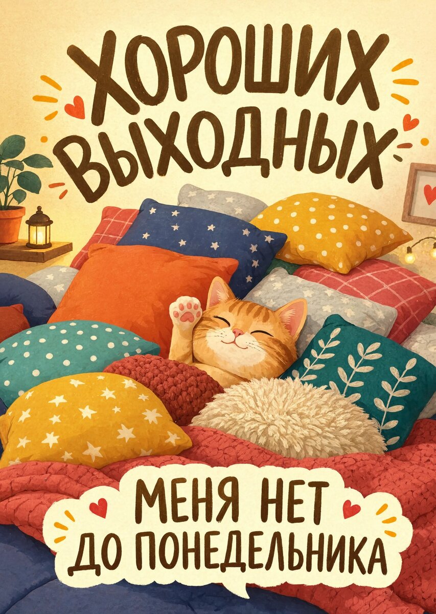 Открытка Хороших выходных #93