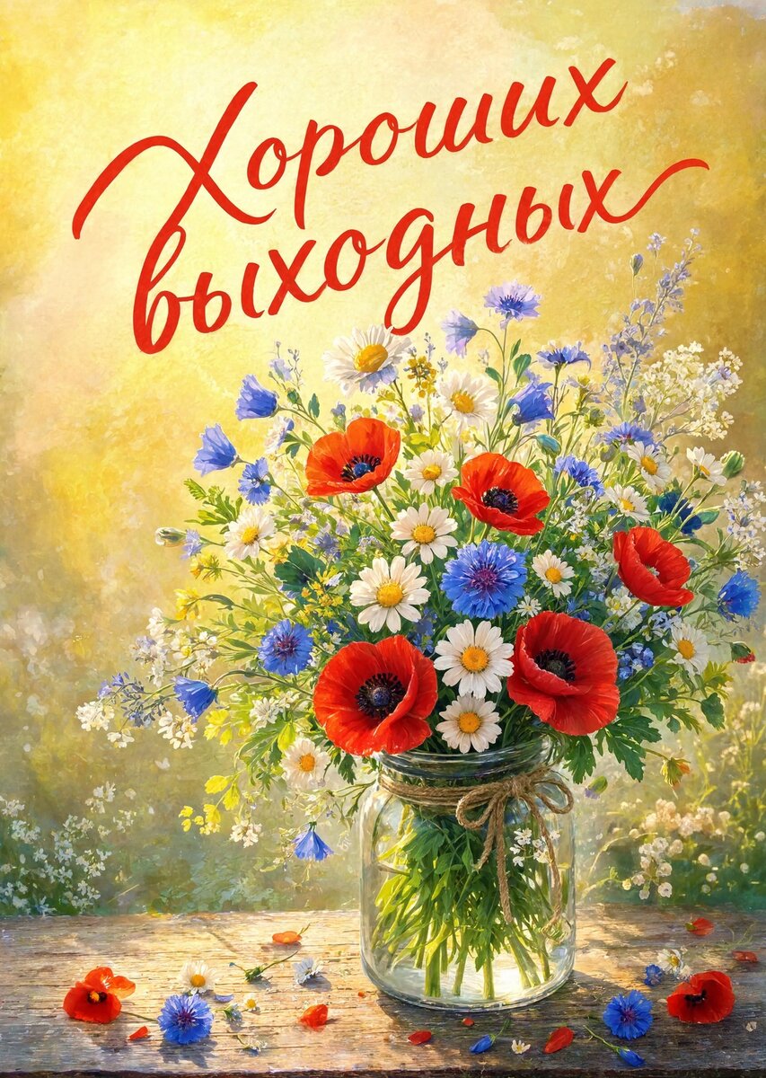 Открытка Хороших выходных #96