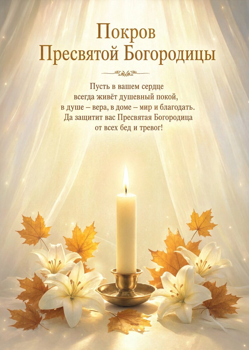 Открытка Покров Пресвятой Богородицы-2