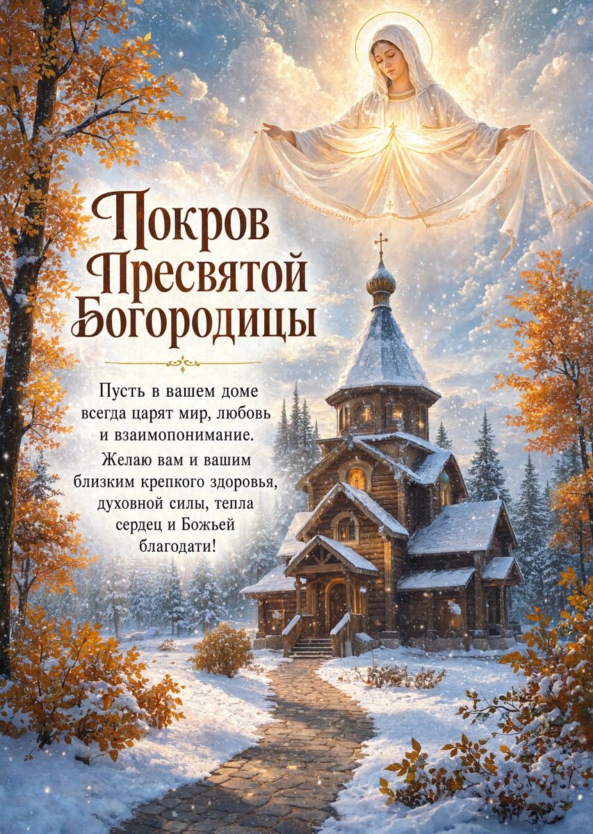 Открытка Покров Пресвятой Богородицы-24