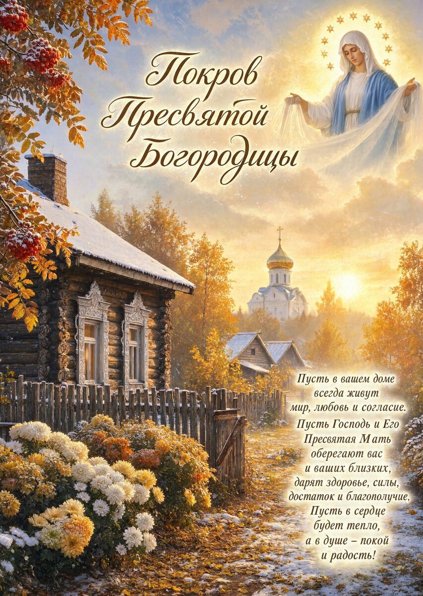Открытка Покров Пресвятой Богородицы-29