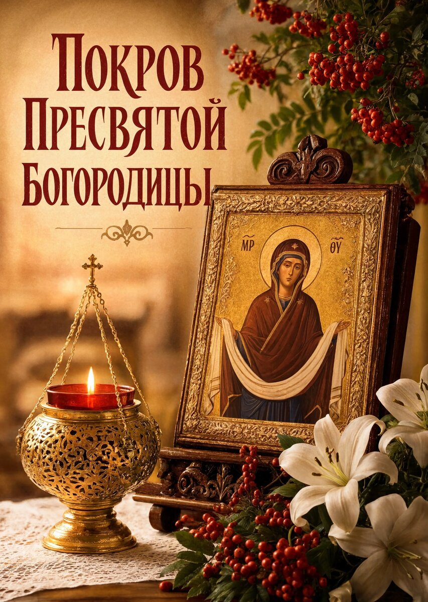 Открытка Покров Пресвятой Богородицы-35